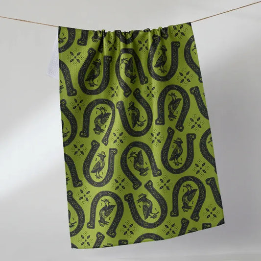 Lucky Crow Tea Towel
