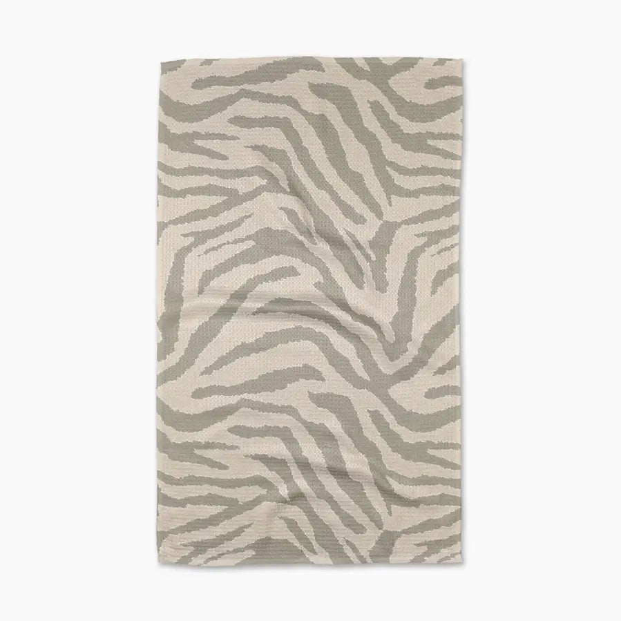 Zira Gray Tea Towel