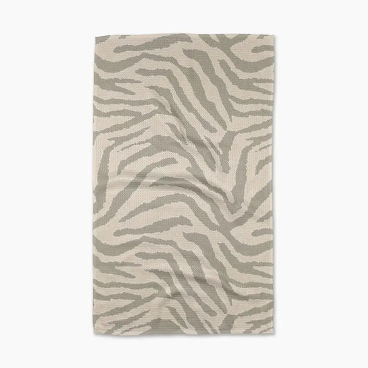 Zira Gray Tea Towel