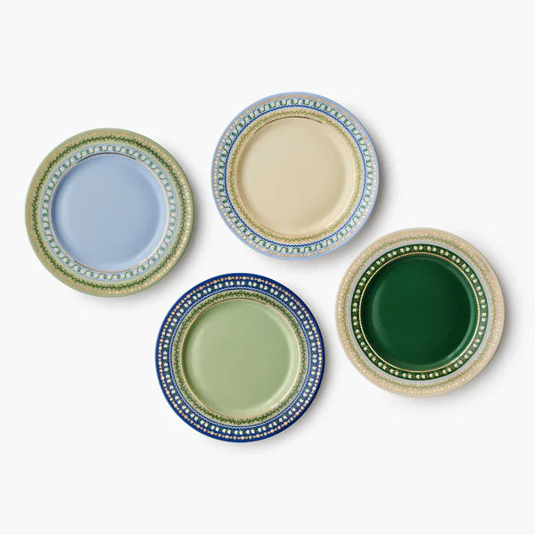 Delphine Porcelain Salad Plate Set