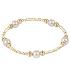Purpose Pearl W Gold Dignity Bracelet