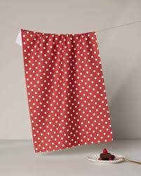 Polka classic tea towel