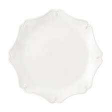 B&T Scallop Salad Plate White