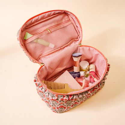 Glam & Go Quilted Cosmetic Bag