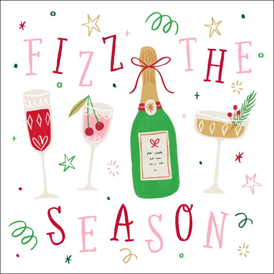 Fizz The Season - Cocktail Napkins