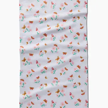 Butterfly Garden Kitchen Towel