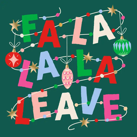 Fa La La La Leave - Cocktail Napkins