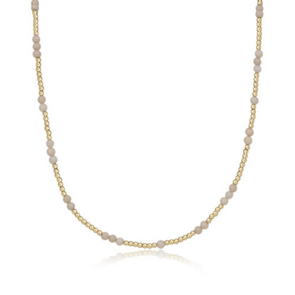 15" Hope Unwritten Riverstone Necklace