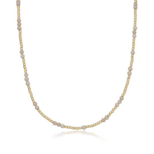 15" Hope Unwritten Riverstone Necklace