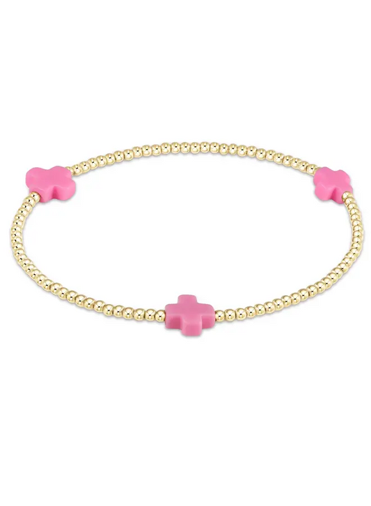 Egirl Signature Cross Sm 2mm Bracelet