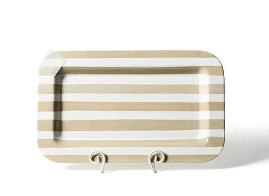 Neutral Stripe Mini Ent Platter