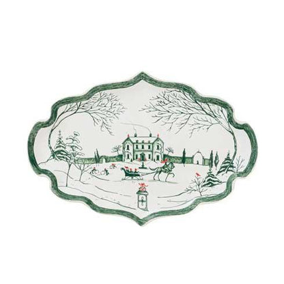 Ce Winter Frolic Gift Tray Evergreen