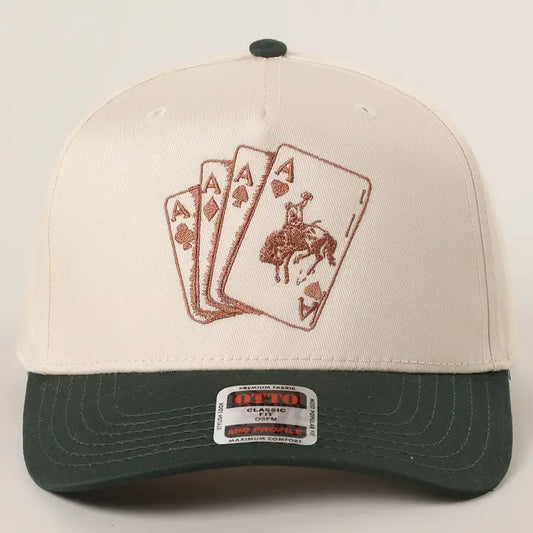 Western Cowboy Card Trucker Hat