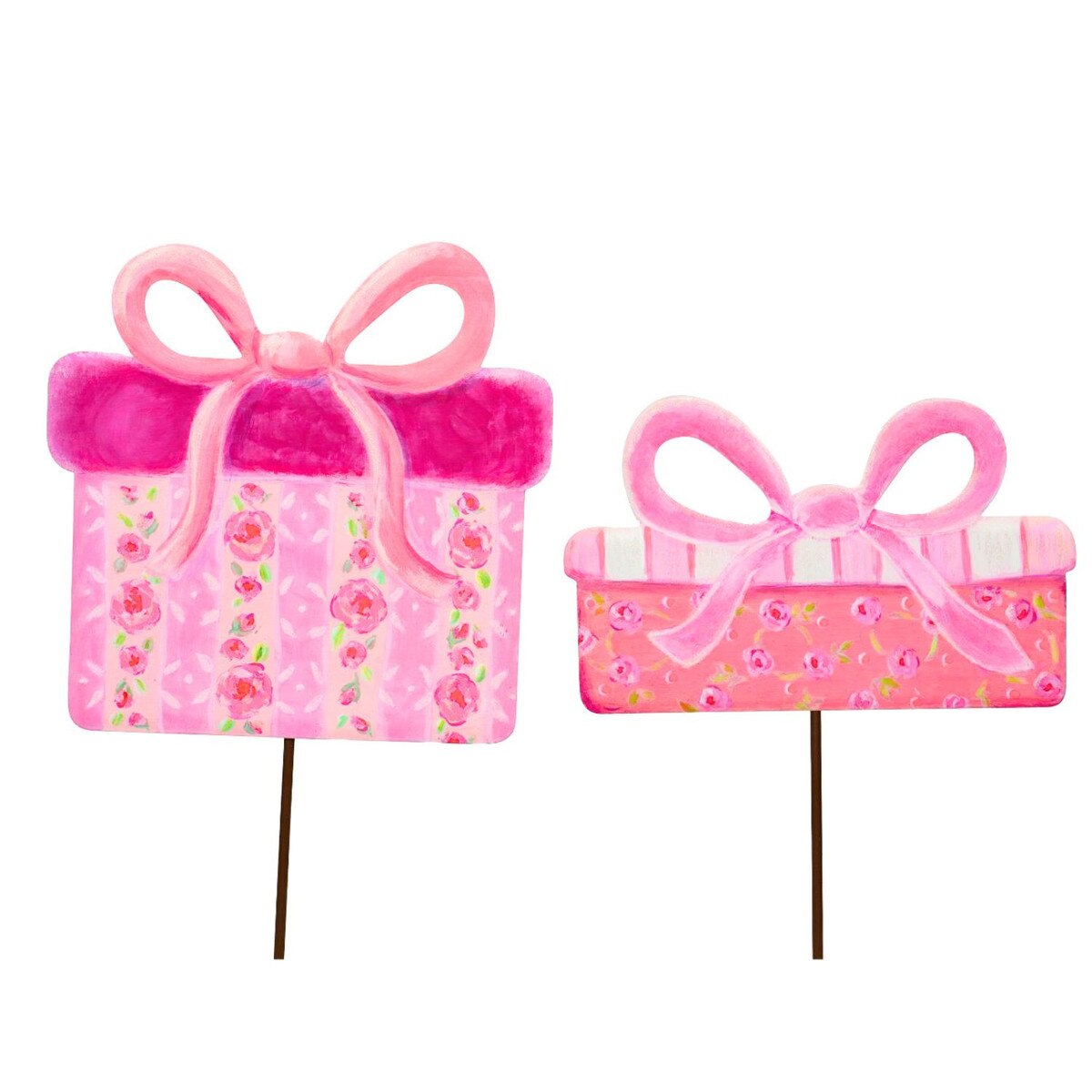 Fanciful Gift Box Stake