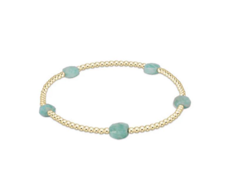 Admire Sm. Gem 2mm Gold Bracelet