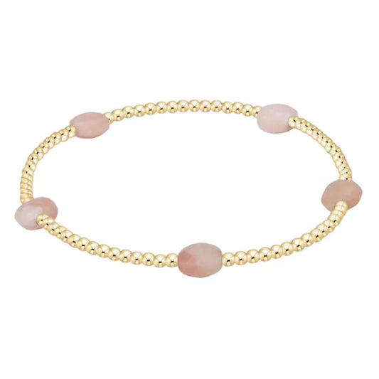 Admire Sm. Gem 2mm Gold Bracelet
