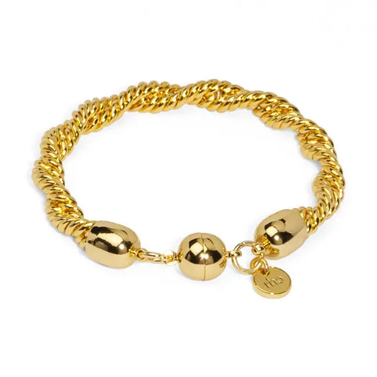 Braided Twisted Links Bracelet