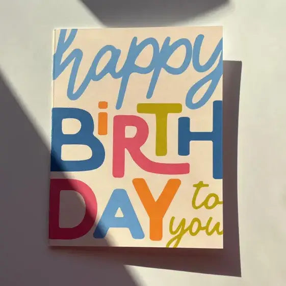 Happy Birthday Colorful Card