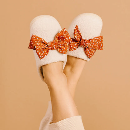 Flora Fall Betty Bow Slippers