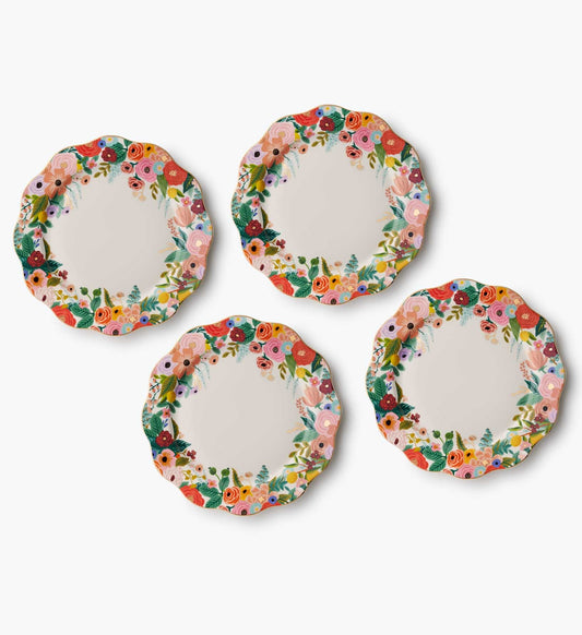 Garden Party Porcelain Dinner Plate Set