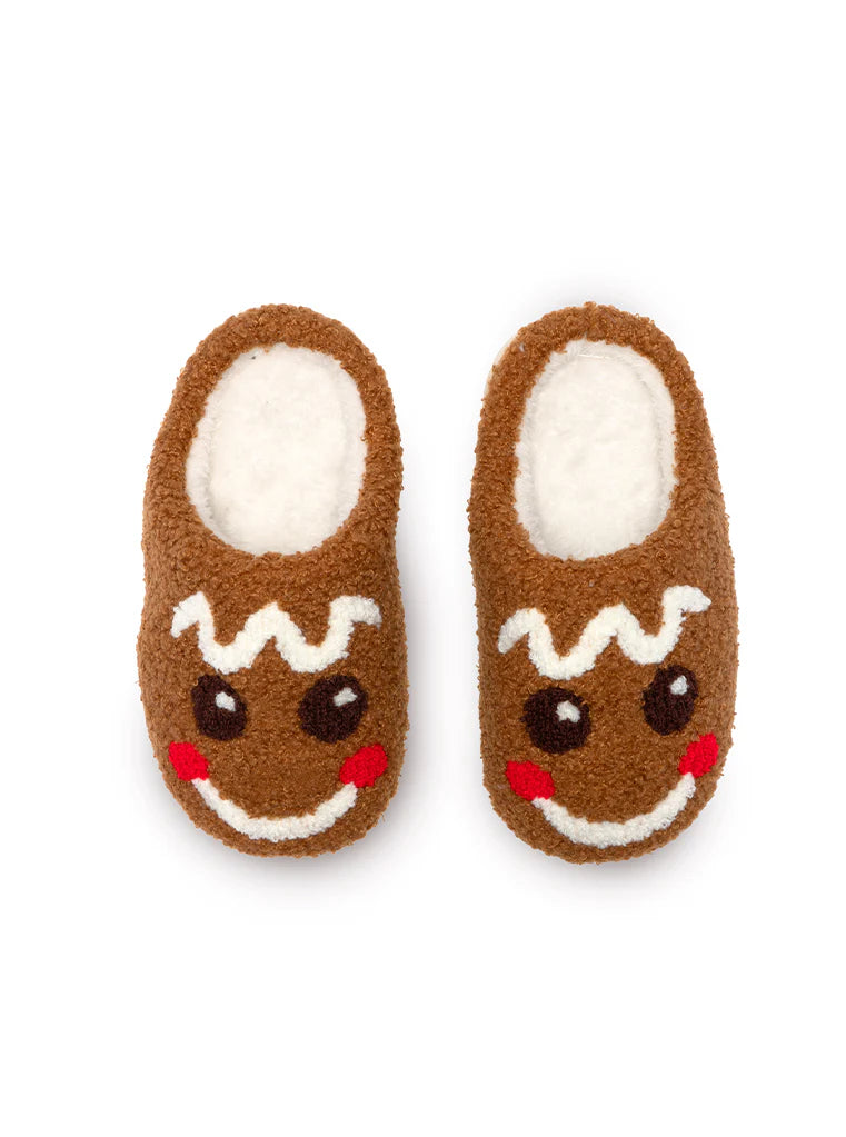 Gingerbread Kid Slippers