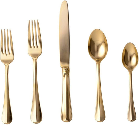 Bistro Gold 5 Pc Place Setting