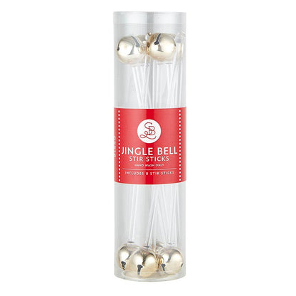 Jingle Bell Stir Stick Set of 8