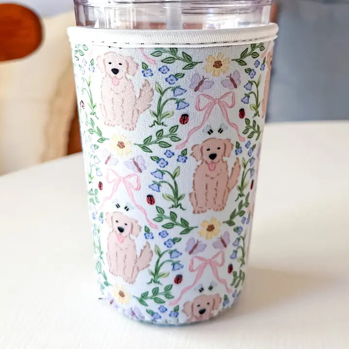 Golden Retrievers Drink Sleeve