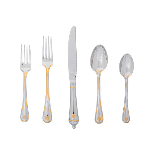B&T Polished 5 Pc W/Gold