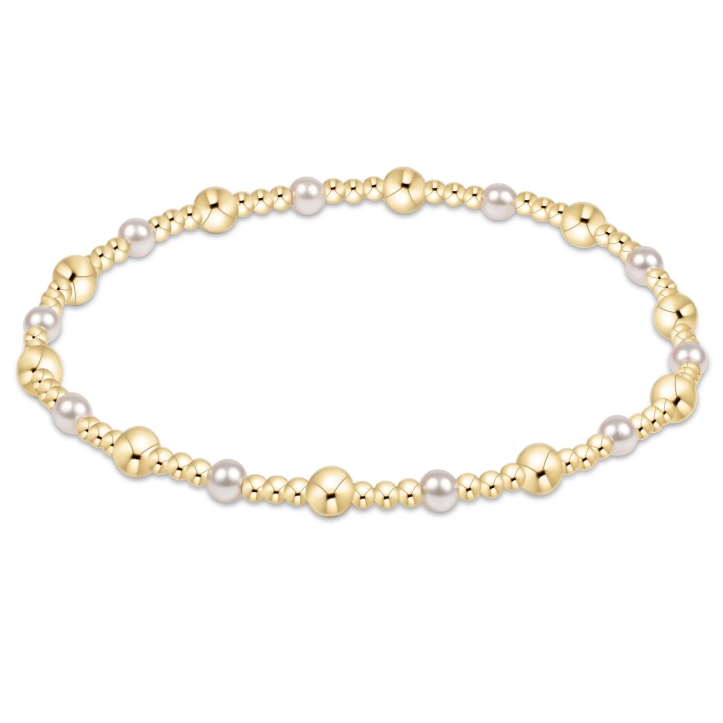 Classic Gold Sincerity 4mm Pearl
