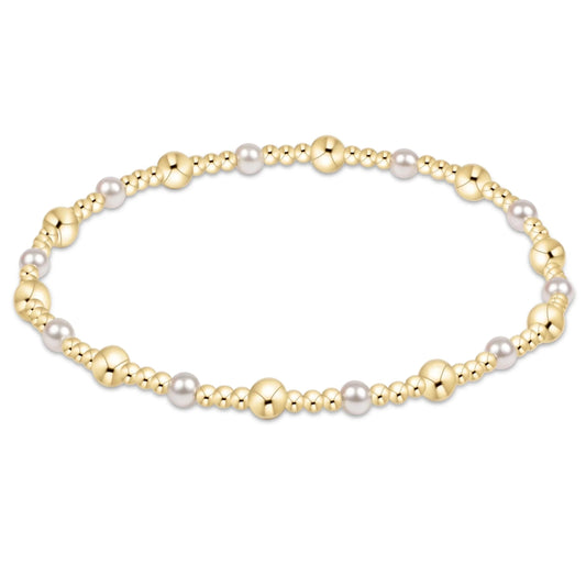 Classic Gold Sincerity 4mm Pearl