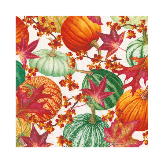 Gourds & Leaves Cocktail Napkin