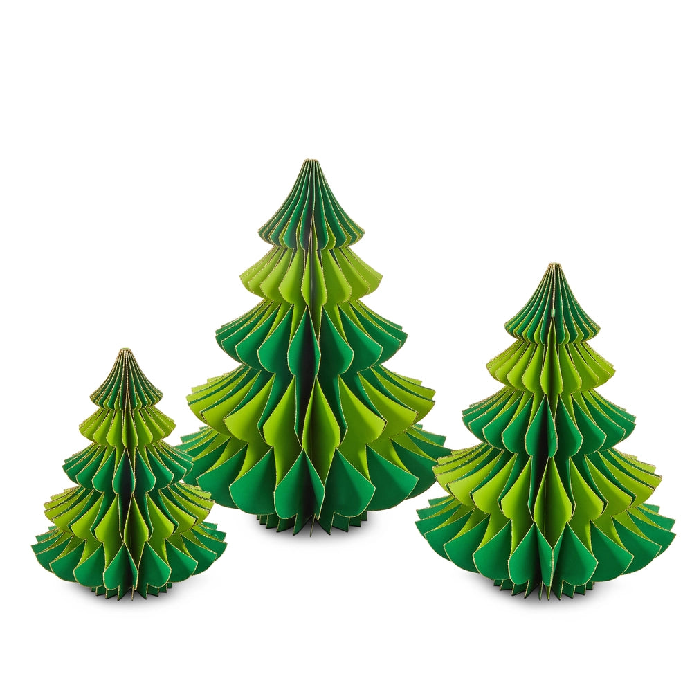 22" Dual Color Retro Honeycomb Trees