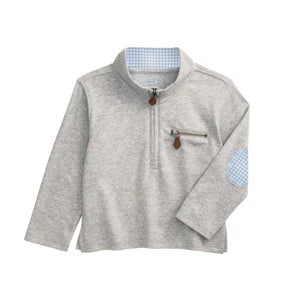 Grey Quarter Zip