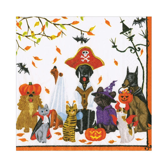 Halloween Pets Cocktail Napkin