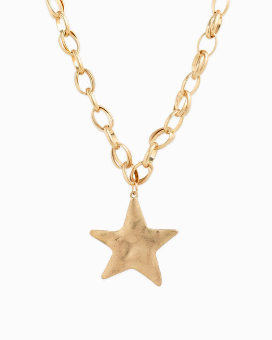 Elise Gold Star Necklace