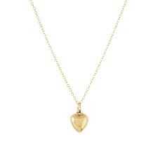 16" Gold Necklace w/ Sm Love plush Charm