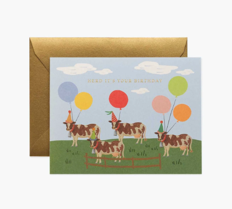 Herd It's Your Birthday Card