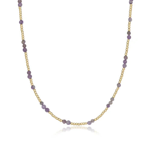 15" Choker Hope Unwritten - Amethyst