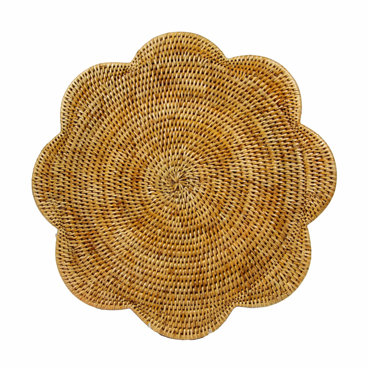 Rattan Scallop Placemat