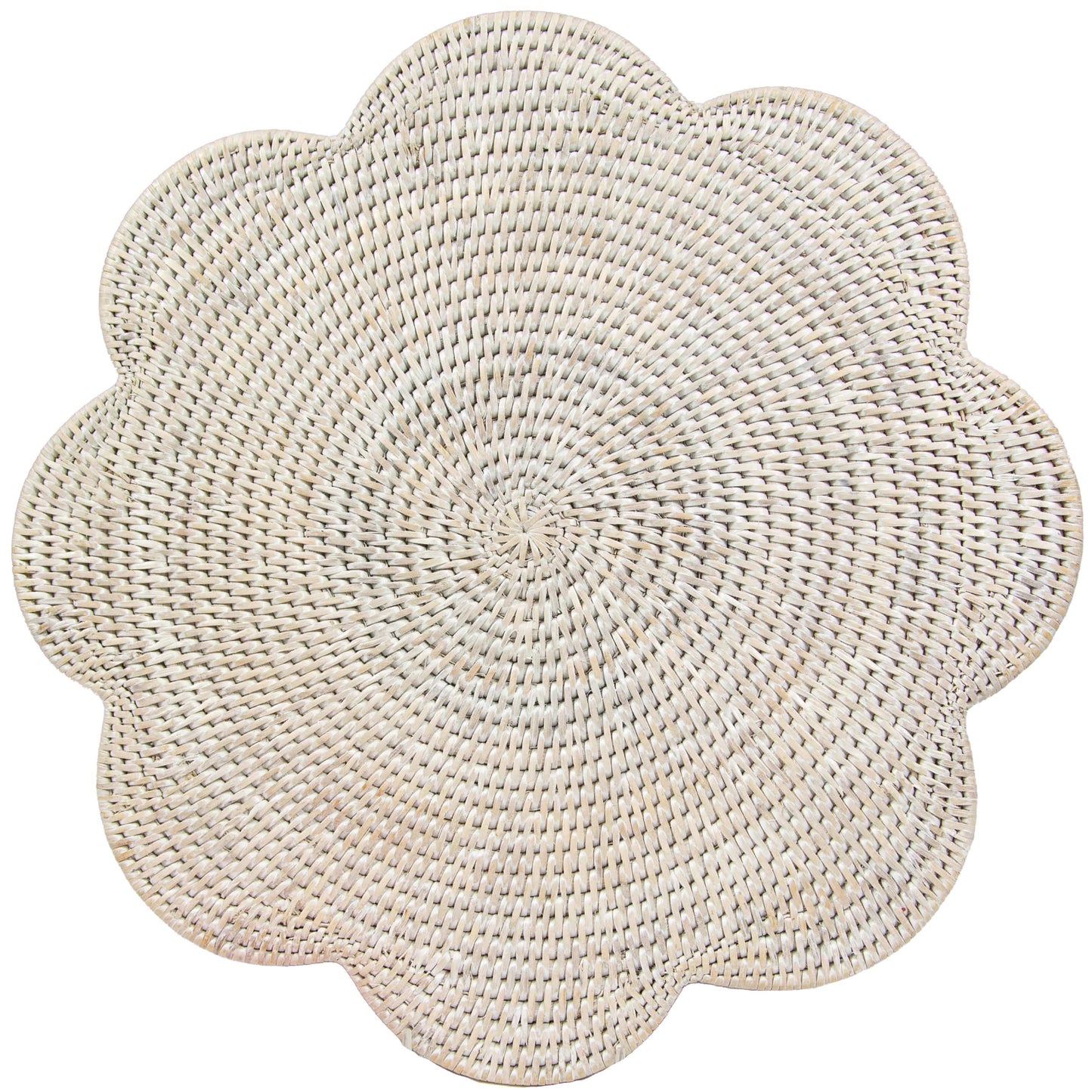Rattan Scallop Placemat