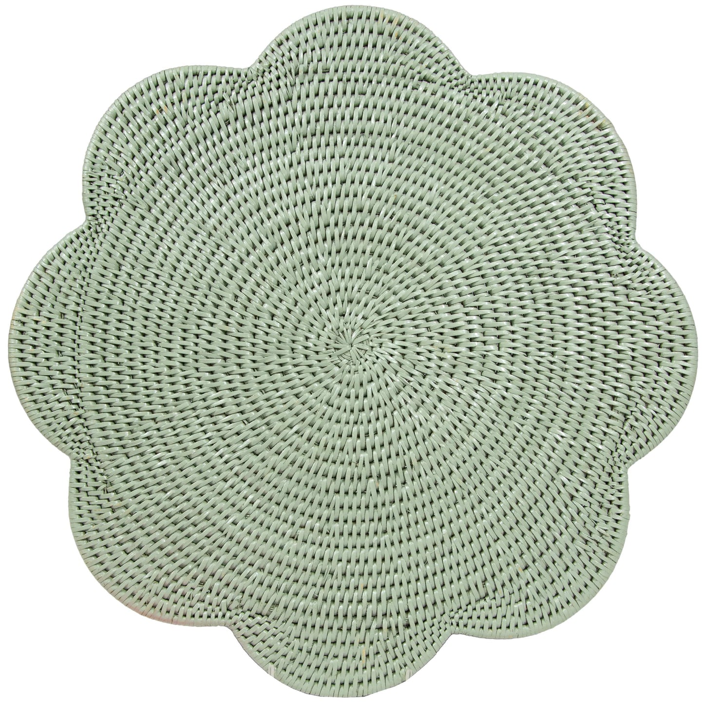 Rattan Scallop Placemat