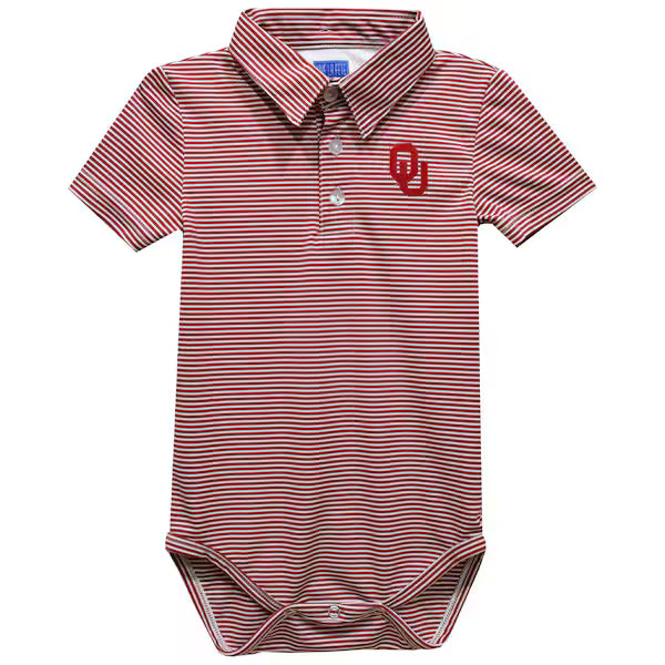 Sooners Embroidered Red Onesie