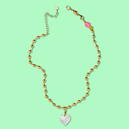 Kendall Chain Heart Necklace