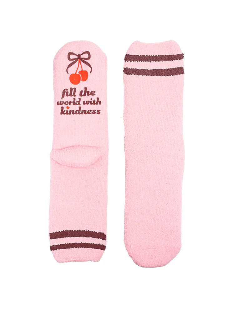 Kind Fuzzy Crew Socks