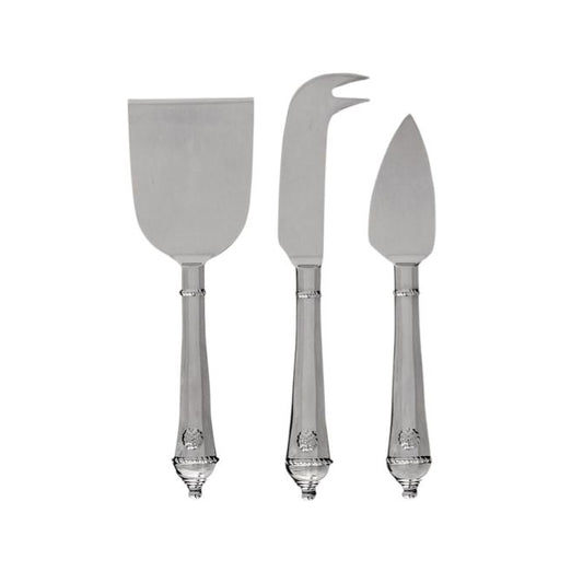 B&T Polished Cheese Knife Set of 3