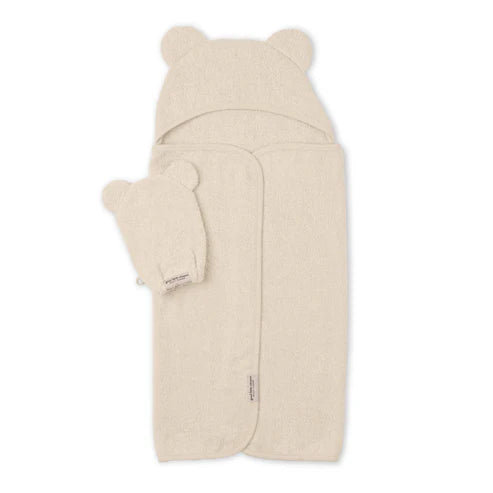 Hooded Towel Wash Mitt set