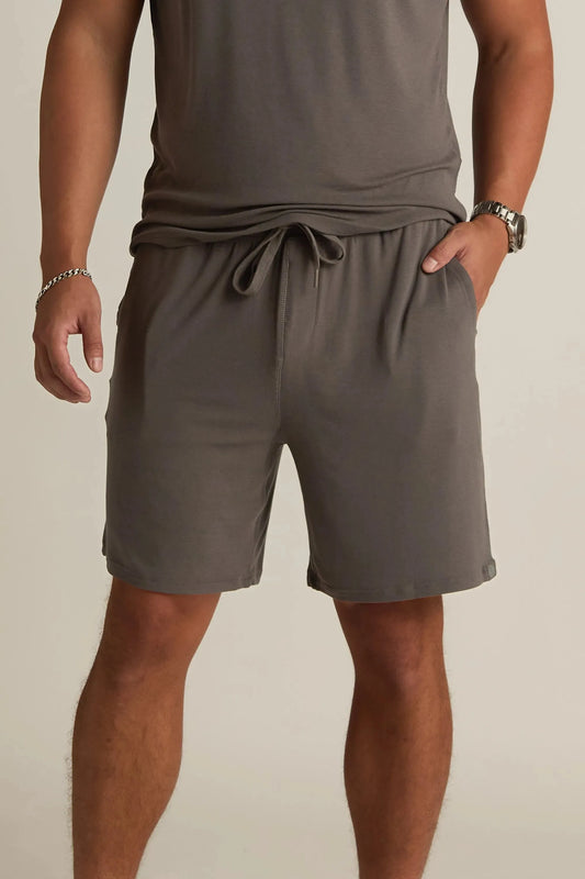 Soft Grey Men's Lounge Shorts