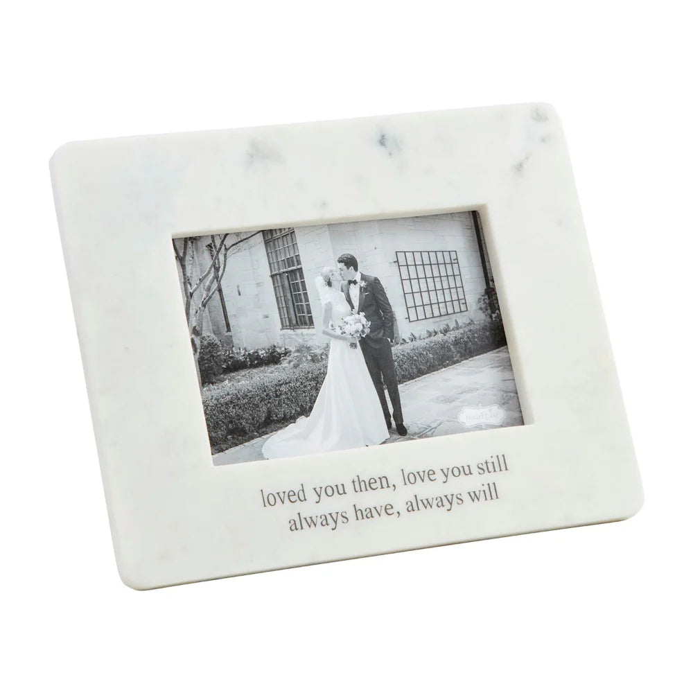 Love You Then Marble Frame
