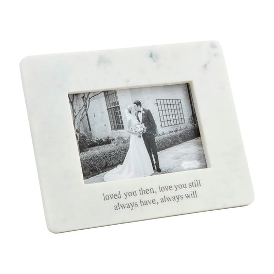 Love You Then Marble Frame